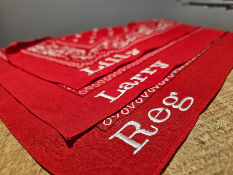 Personalised bandana set (2)